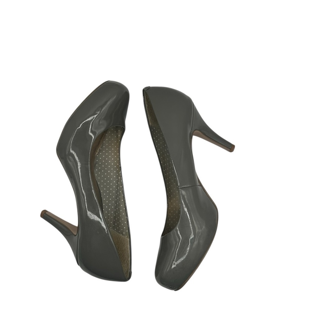 Madden Girl Gray Patent Women’s Heels, size 8.5